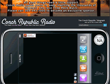 Tablet Screenshot of conchradio.com